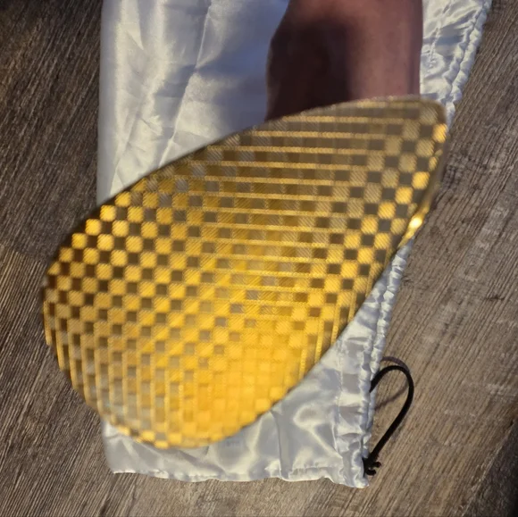 Vintage Mirror Chrystal Gold Elegant Metal Diamond Pattern Clutch Bag